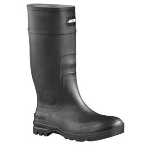 Baffin Blackhawk Mid Calf Boots Mens 5 Womens 7 Black Rubber Waterproof EUC